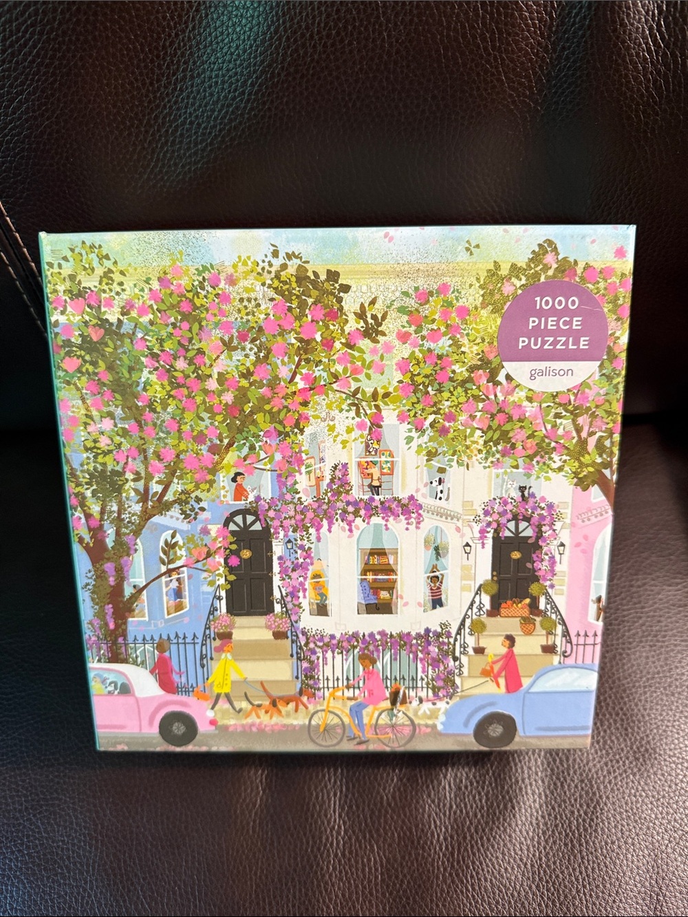 Galison Spring Terrace jigsaw puzzle 1000 pieces new.  Bag sealed